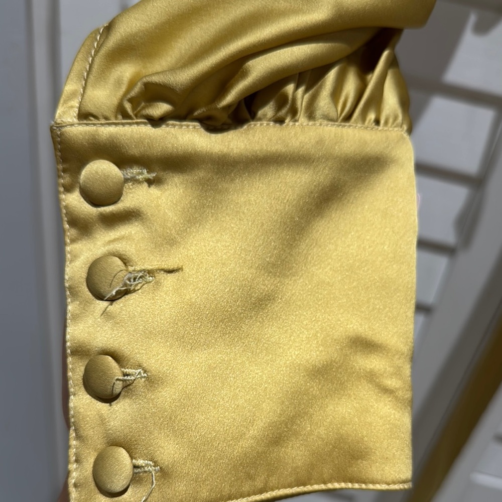 Urban outfitters long sleeves gold Blouse - Picture 6 of 9